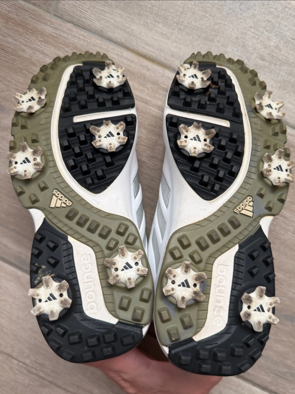 adidas Bounce  big kid 4 -Gray Slip-On Athletic golf Shoes - Picture 7 of 8